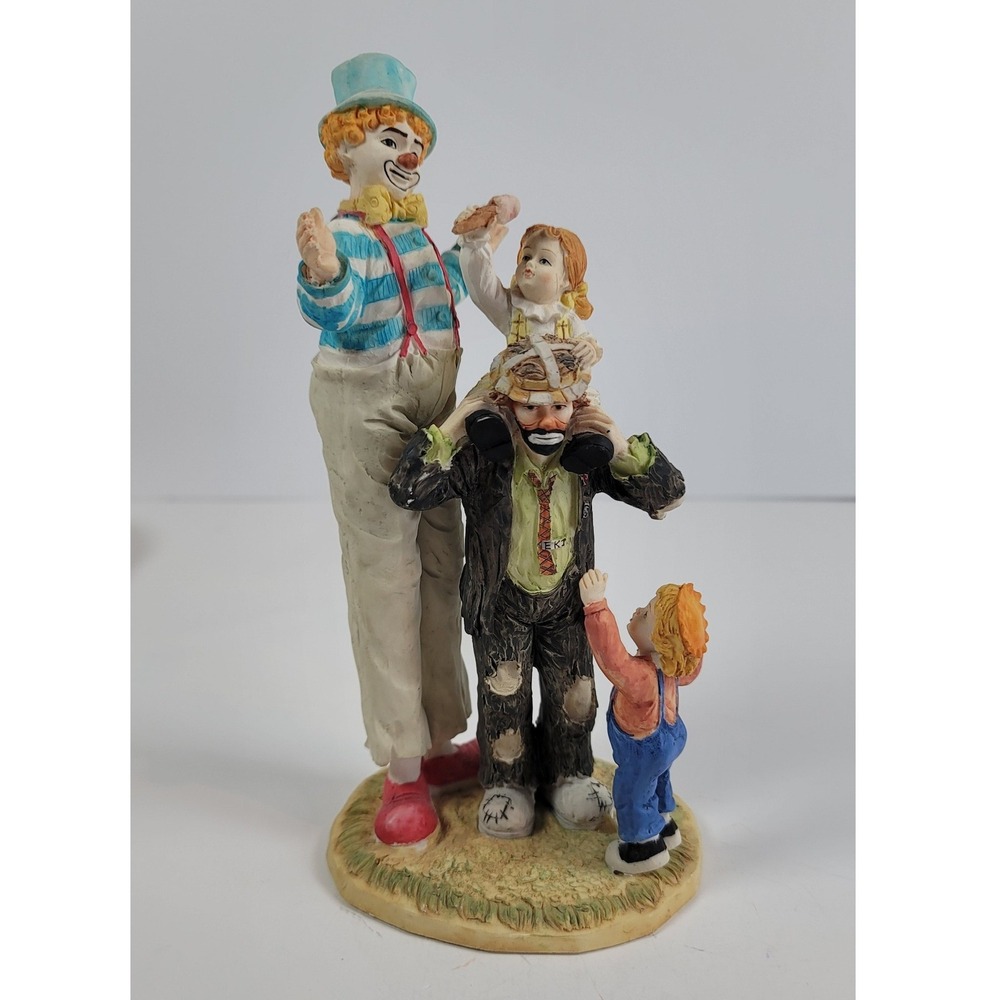 Emmett Kelly Jr Flambro Day At The Fair Limited Issue Clown Figurine 0329